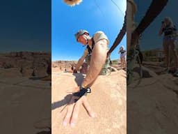 walking off the edge of the world with ​⁠@ropeswingmoab  🙃🤙
