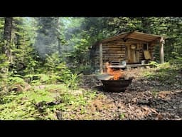 Secluded Log Cabin: Warm Summer Escape.