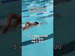 5,000 Swim Set Before Taper for Ironman Texas