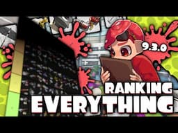 My COMPLETE Tier List For Splatoon 3 [9.3]