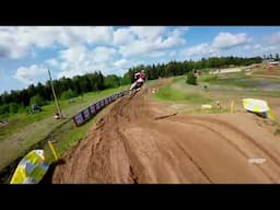 MXGP of Latvia One Lap FPV with Karlis Reisulis from Monster Energy Yamaha Factory Racing MX2 Team