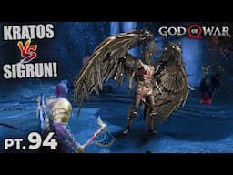 Kratos Vs Sigrun - God of War 4 (2018) Gameplay #94
