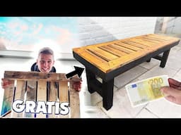 Van GRATIS Pallet Naar €200 TuinBank!