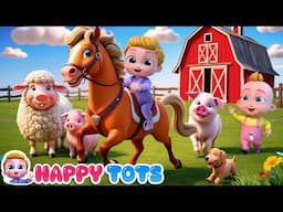 🔴Live - Old Macdonald + Wheels on the Bus | Nursery Rhymes & Kids Songs | Happy Tots