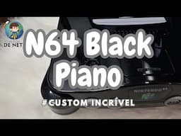 NINTENDO 64 BLACK PIANO
