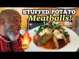 How to make STUFFED Potato Meatballs??! | Deddy's Kitchen
