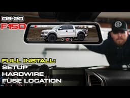 EASY Way To INSTALL Dash Cam In Your F150! Less than 1 HOUR
