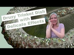 #662 EN: Druzy Trinket Dish | Delicate Effects | #epoxyresin