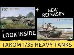 Takom New Release 1/35 T57 and T58 American Heavy Tanks