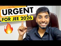Urgent for JEE 2026!