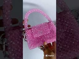 Bead bag Specially handmade with love for the pink girlies 🩷🌸✨ #beadbag #handmade #pinkbag