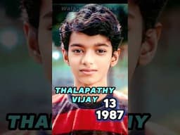 THALAPATHY VIJAY Age transformation (1984-2025) #thalapathyvijay life journey evolution #southstar