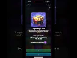 Legendary chest opening on Zargates. Let’s see how much I get. 😊 #zargates