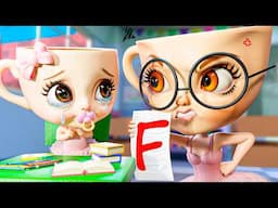 BABY BALLERINA CAPUCHINA at SCHOOL! Italian Brainrot Animation
