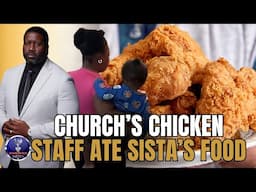 Sista Upset After Church's Chicken Staff Take Bite Out Of Her Order, Fix Her Own Plate