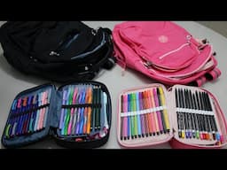 ARRUMANDO MEU ESTOJO PARA O PRIMEIRO DIA DE AULA E O QUE SOBROU DO ANO PASSADO