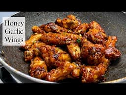 Garlic & Honey Wings! Fall off the bone tender Juicy. The Only chicken wing recipe you’ll need