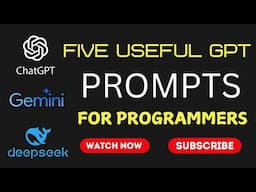 Five Most Useful GPT Prompts for Programmers || Must Known Coding Prompts