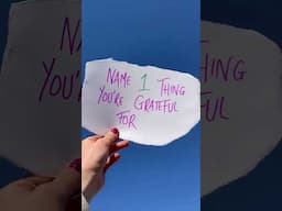 Add yours for today’s gratitude boost ✨ #mentalfitness #gratitude #ytshorts #youtubeshorts