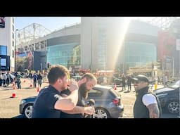Getting cussed at and told to go back to America | Manchester United vs Man City