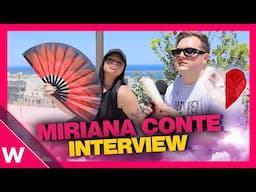 🇲🇹 Miriana Conte (Eurovision 2025 Malta) "SERVING" Interview in Malta