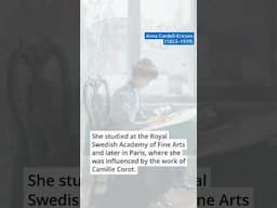 Anna Gardell-Ericson: Capturing Sweden’s Beauty in Watercolour #womenshistorymonth #shorts #heritage