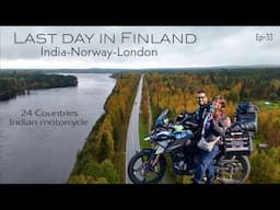 Ep~33 FInland Ki Ride Ka Last Day | Roviniemi to Lake Inari