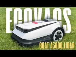 World’s SMARTEST Lawnmower? 🤯 ECOVACS GOAT A3000 LIDAR REVIEW