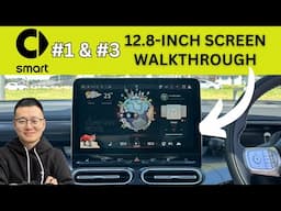 Smart EV Tutorial - #1 & #3 - Everything about the 12.8-Inch Display - Features Walkthrough