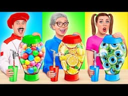 मैं बनाम दादी कुकिंग चैलेंज | भोजन के साथ रसोई की लड़ाई Mega DO Challenge