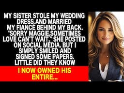 Sister married my fiancé secretly. I signed papers. They didn't know I owned his entire...