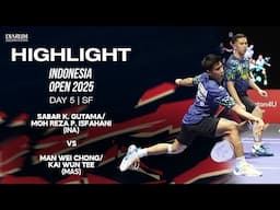 HIGHLIGHT Day 5 - 🇮🇩 EPIC WIN SABAR/REZA!Final Pertama di Indonesia Open!