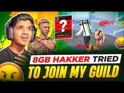 8 GB RAM📱 HACKER??🤬 TRIED TO JOIN MY GUILD😨| 1 VS 4🔥 ONLY RED🔴 | FREE FIRE IN TELUGU #dfg #freefire