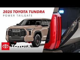 2025 Toyota Tundra: Power Tailgate Features & How to Use Them | Toyota Drive-Off Essentials