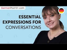 Learn Essential Expressions for Conversations in German | Can Do #9