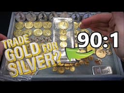 Gold to Silver Ratio at 90:1 – Is It TIME to Trade Gold for Silver?