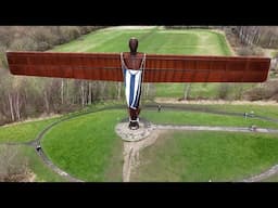 🖤🤍 Angel of the North Dressed in Newcastle Shirt After Carabao Cup Triumph! 🏆⚽"