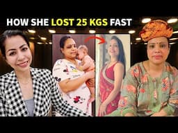 How Lost 25 Kgs Fast? | Punam's Weight Loss Transformation Journey | Diet Recipes Hindi 🔥 Fat to Fab