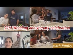 21 years completed 😊|Anniversary special dinner enjoyed cozy family time