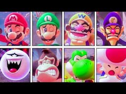 Mario Kart World: All Characters Falling In Lava
