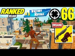 66 Elimination Solo Vs Squads "UNREAL Ranked RELOAD" Gameplay Wins (Fortnite PS4 Controller On PC)