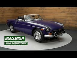 MG MGB Cabriolet | Good Condition | 1974 -VIDEO- www.ERclassics.com