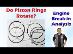 Do Piston Rings Rotate on the Pistons When an Engine is Running
