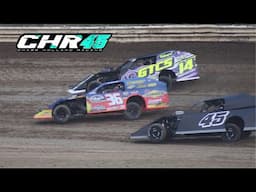 Thrashing to get the new car ready- close racing with Kenny Wallace at the Brownstown Bullring
