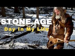 A STONE AGE Day In My Life #hunting #survival #stoneage #outdoorskills #archery #bushcraft #paleo