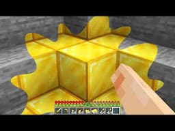 Minecraft, but Everything I Touch turns to Gold...