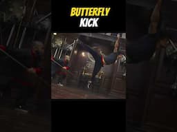 Butterfly Kick ✅🔥 #butterfly #kick #kungfu #butterflykick #tigershroff #wushu #shortsfeed
