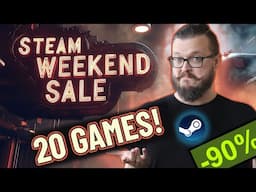 Steam WeekEND Sale! 30 Awesome Discounted Games to DEVOUR your Boredom!!🎮🕹️👾