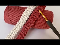 Örgü Çanta Sapı Yapımı / Çanta Sapı Modelleri / Crochet Bag Handle & Crochet Cord #çantasapı