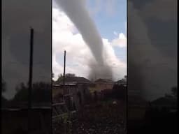 Tornado in Orenburg / Russia  8th May 2025